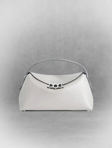 White Textured Crossbody Bag (1)